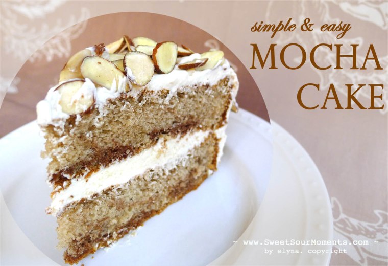 simple mocha cake