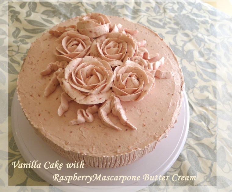 rose cake 1