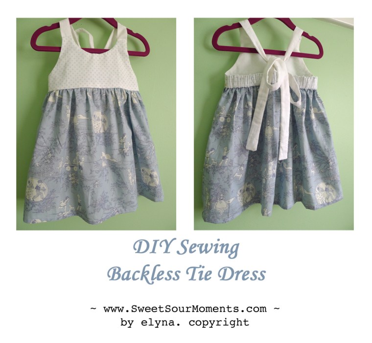 backless tie dress 1