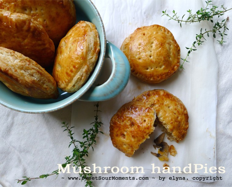 Mushroom handpies